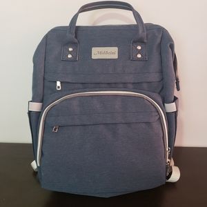Blue Sleeper/Changer Baby Bag
